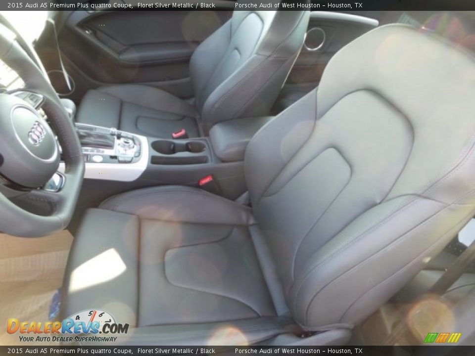 2015 Audi A5 Premium Plus quattro Coupe Floret Silver Metallic / Black Photo #10