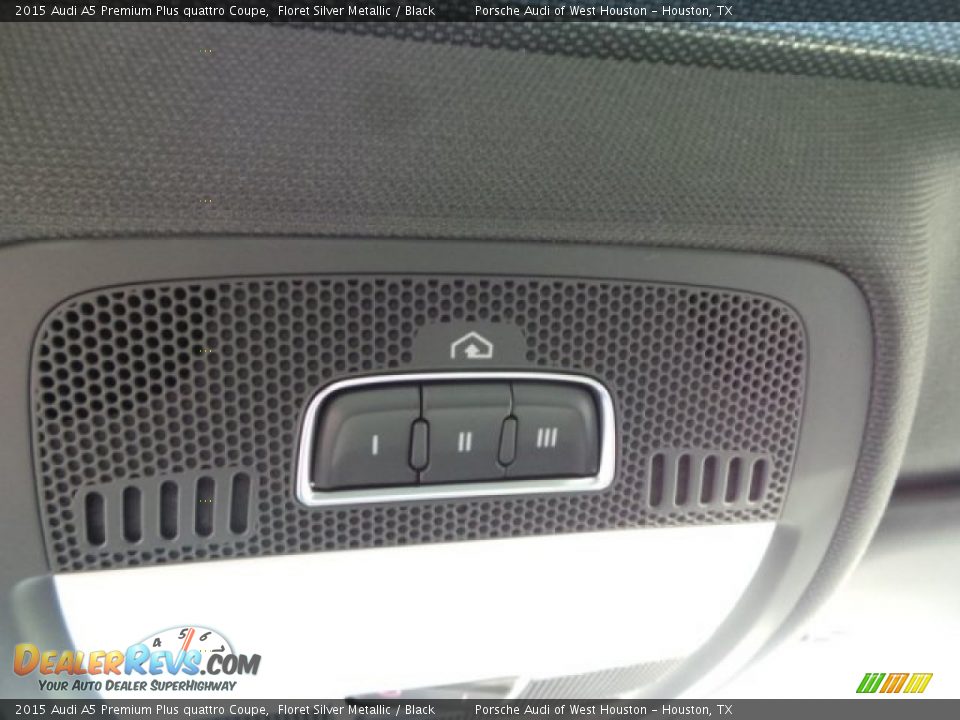 2015 Audi A5 Premium Plus quattro Coupe Floret Silver Metallic / Black Photo #13