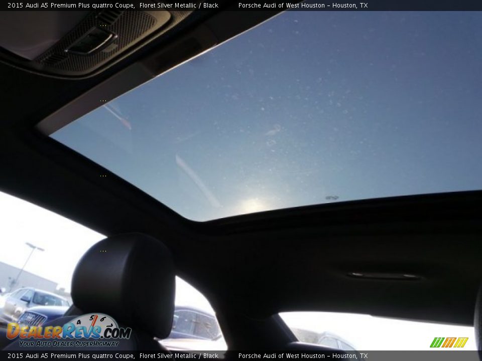 2015 Audi A5 Premium Plus quattro Coupe Floret Silver Metallic / Black Photo #14