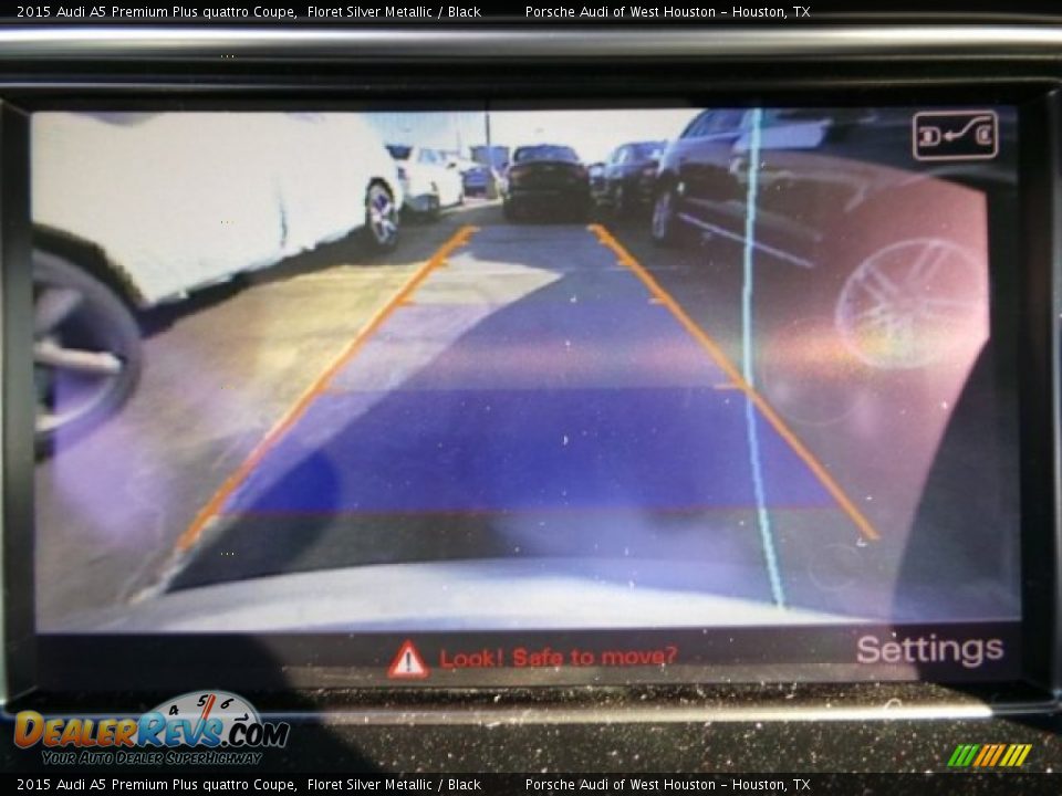 2015 Audi A5 Premium Plus quattro Coupe Floret Silver Metallic / Black Photo #17