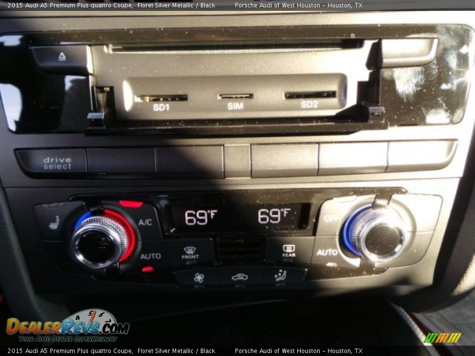 2015 Audi A5 Premium Plus quattro Coupe Floret Silver Metallic / Black Photo #18