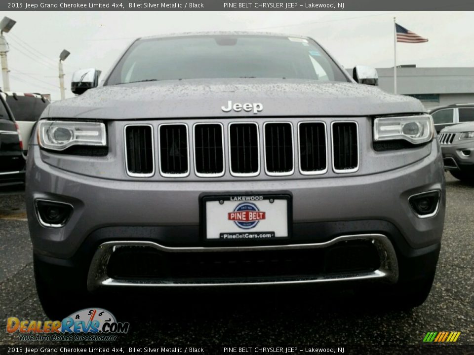 2015 Jeep Grand Cherokee Limited 4x4 Billet Silver Metallic / Black Photo #2