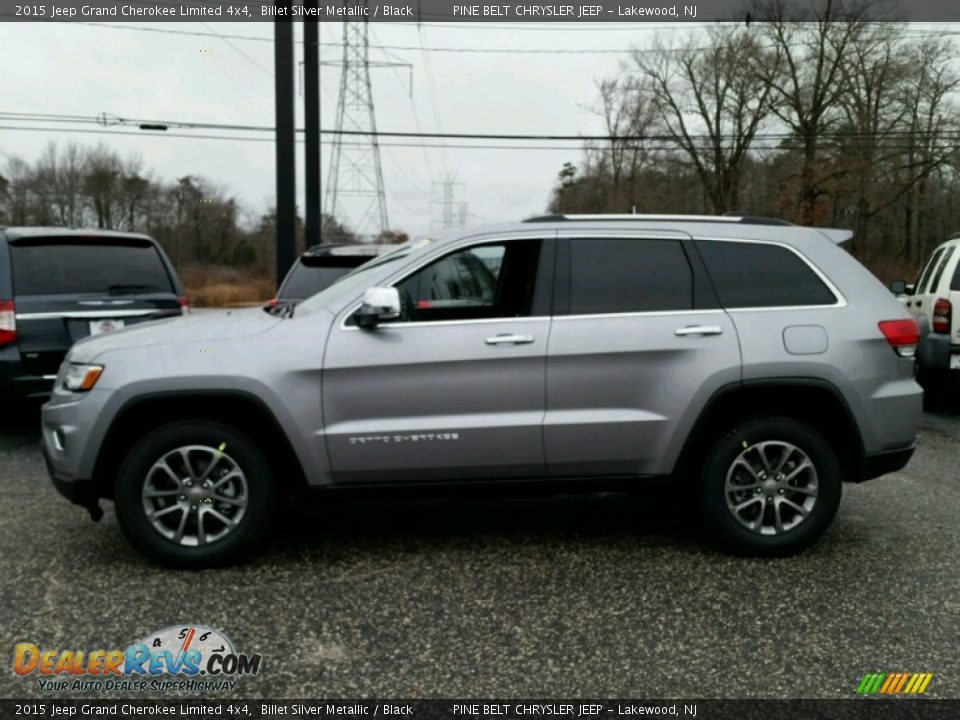 2015 Jeep Grand Cherokee Limited 4x4 Billet Silver Metallic / Black Photo #3