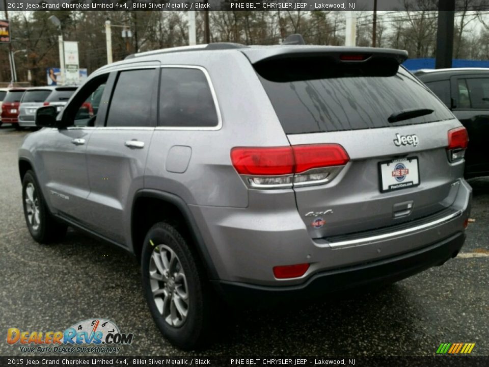 2015 Jeep Grand Cherokee Limited 4x4 Billet Silver Metallic / Black Photo #4