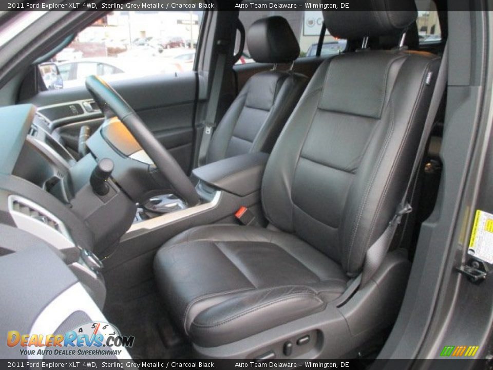 2011 Ford Explorer XLT 4WD Sterling Grey Metallic / Charcoal Black Photo #10