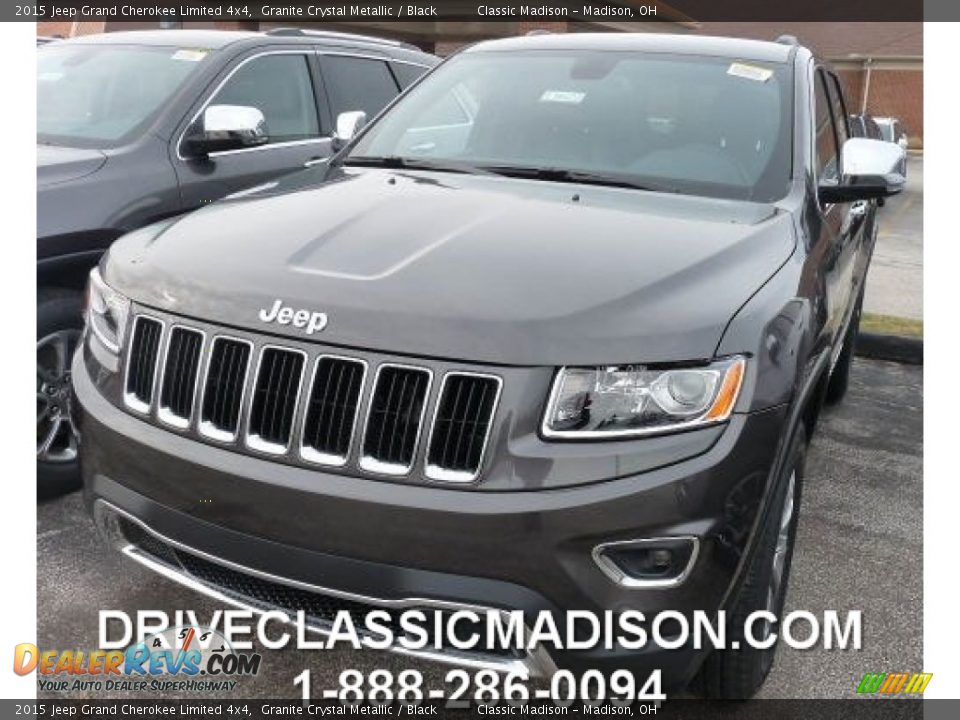2015 Jeep Grand Cherokee Limited 4x4 Granite Crystal Metallic / Black Photo #1