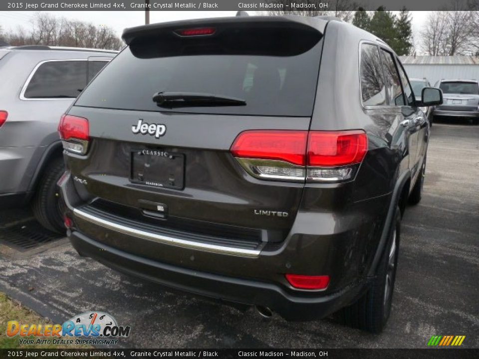 2015 Jeep Grand Cherokee Limited 4x4 Granite Crystal Metallic / Black Photo #2