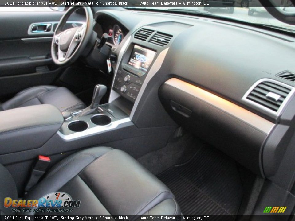 2011 Ford Explorer XLT 4WD Sterling Grey Metallic / Charcoal Black Photo #17