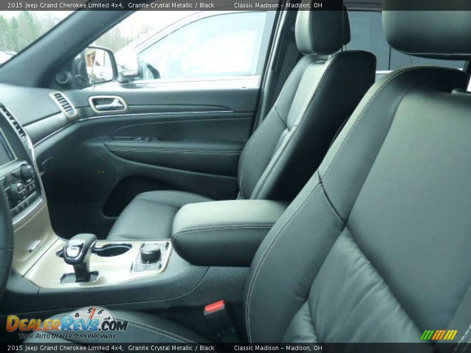 2015 Jeep Grand Cherokee Limited 4x4 Granite Crystal Metallic / Black Photo #3