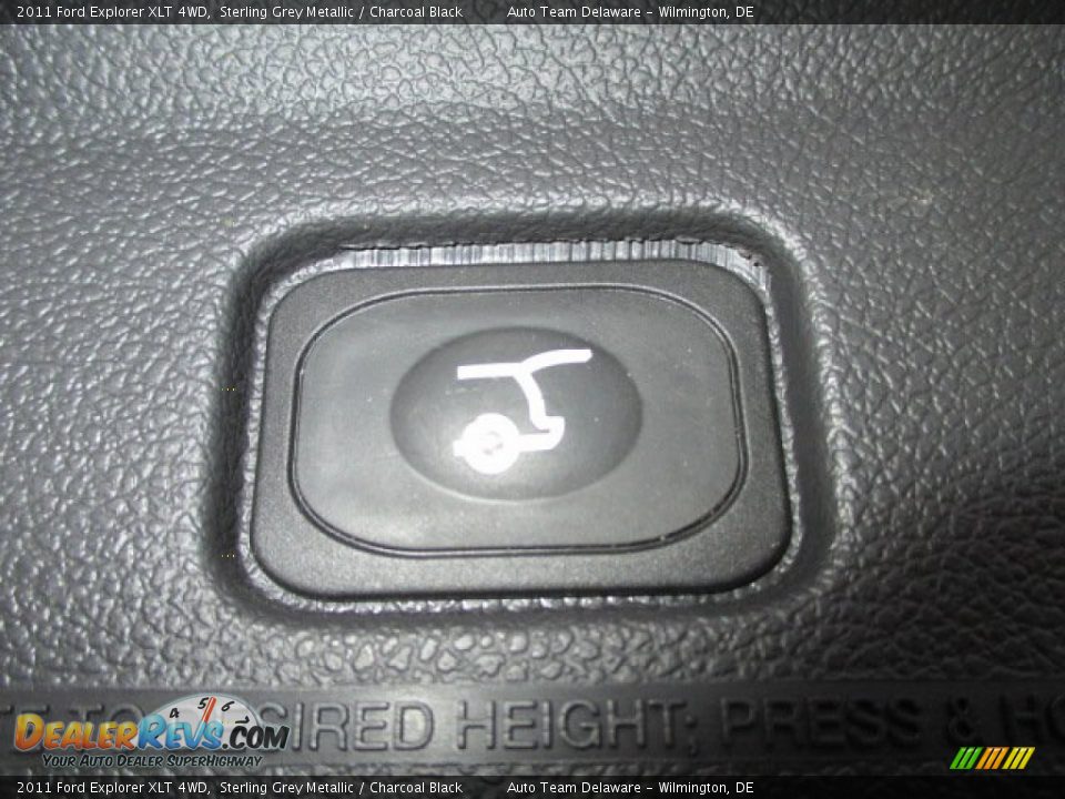 2011 Ford Explorer XLT 4WD Sterling Grey Metallic / Charcoal Black Photo #26