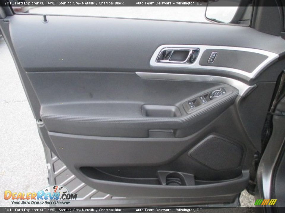 2011 Ford Explorer XLT 4WD Sterling Grey Metallic / Charcoal Black Photo #27