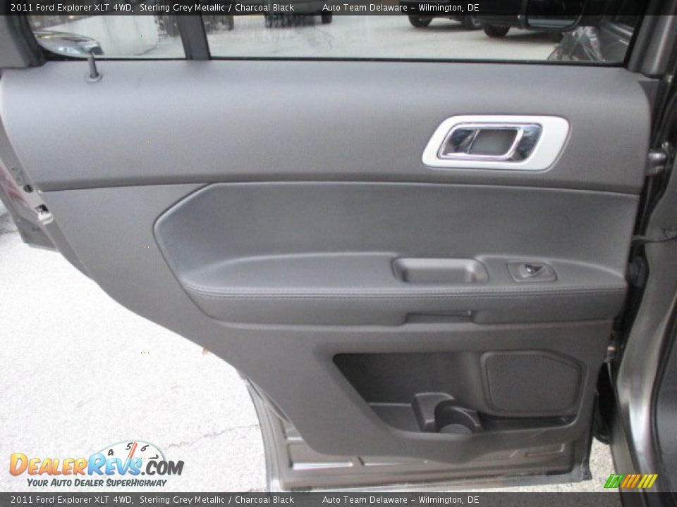 2011 Ford Explorer XLT 4WD Sterling Grey Metallic / Charcoal Black Photo #28