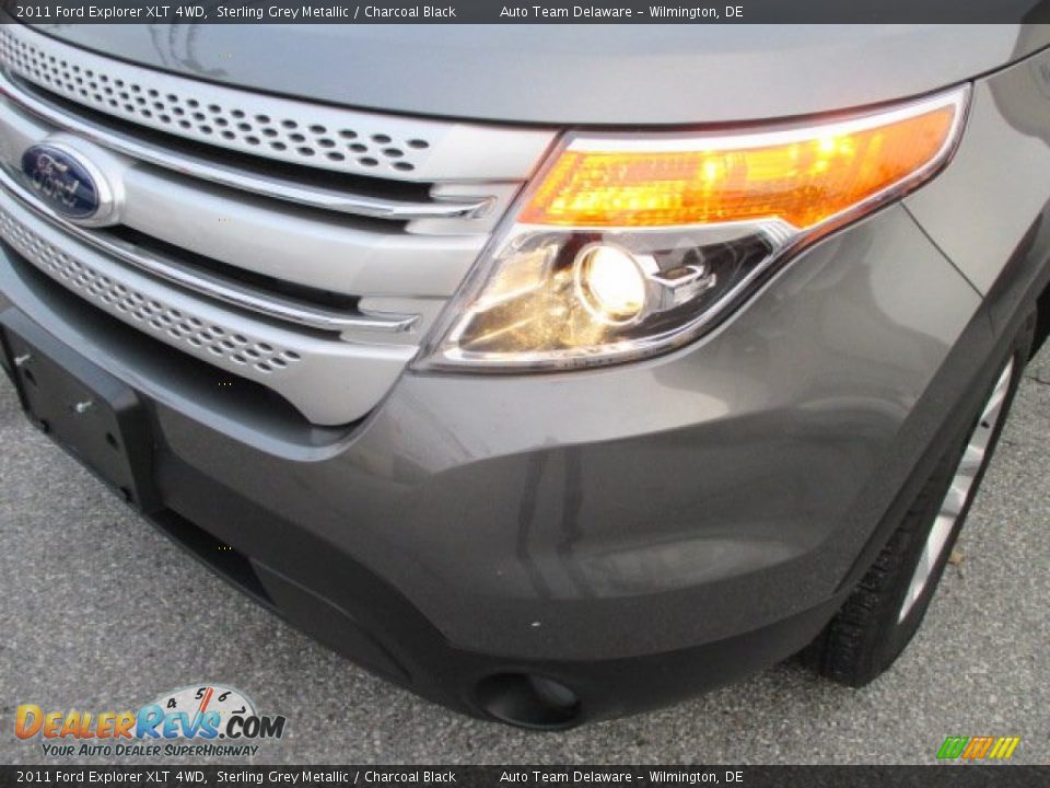 2011 Ford Explorer XLT 4WD Sterling Grey Metallic / Charcoal Black Photo #31