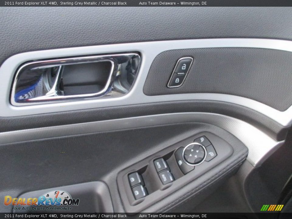 2011 Ford Explorer XLT 4WD Sterling Grey Metallic / Charcoal Black Photo #35
