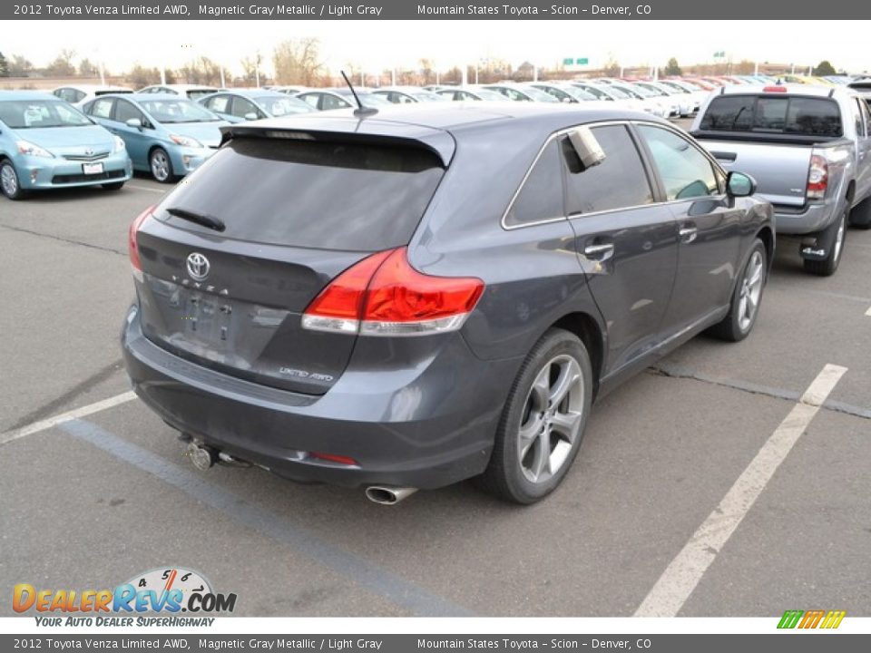 2012 Toyota Venza Limited AWD Magnetic Gray Metallic / Light Gray Photo #2