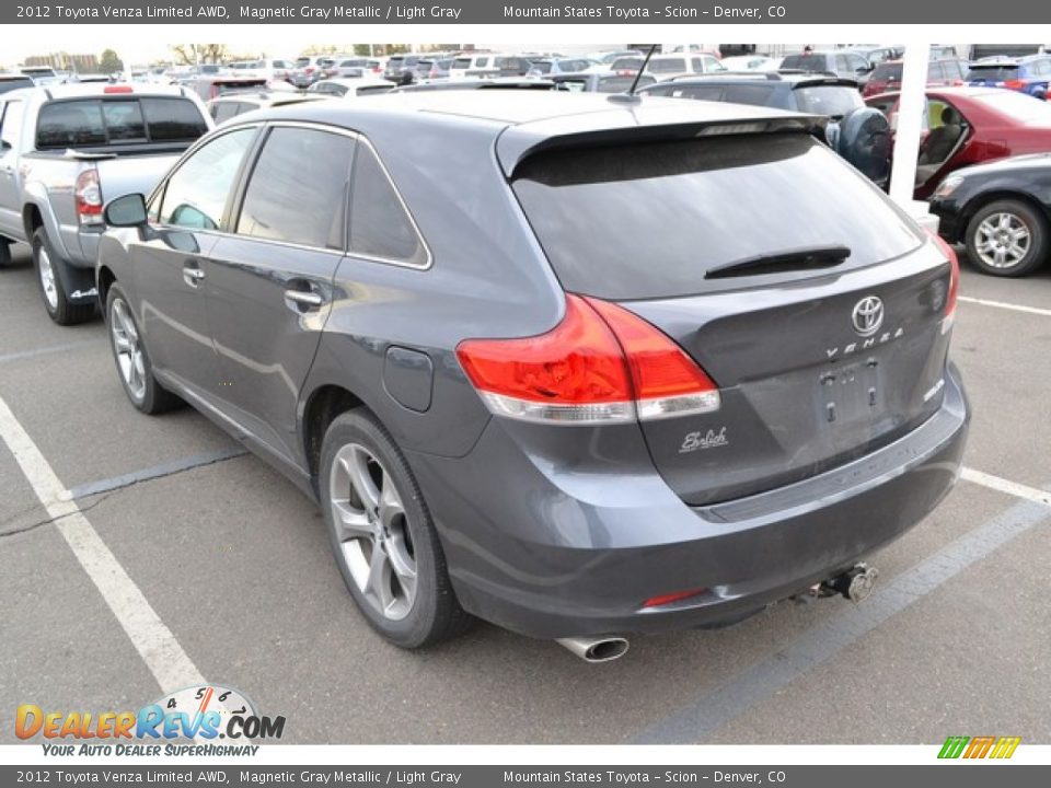 2012 Toyota Venza Limited AWD Magnetic Gray Metallic / Light Gray Photo #3
