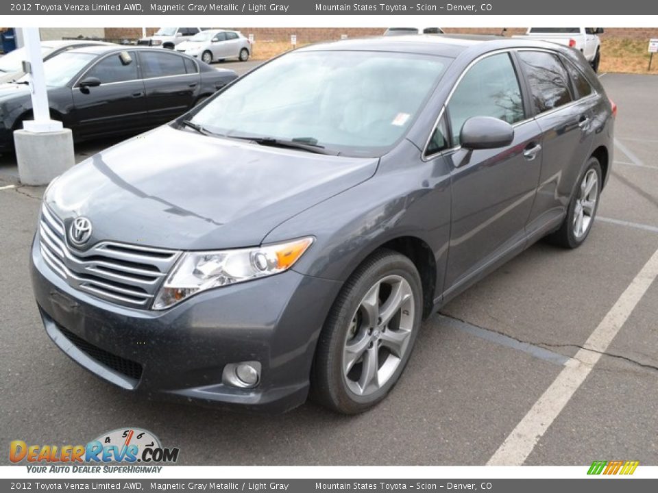 2012 Toyota Venza Limited AWD Magnetic Gray Metallic / Light Gray Photo #4