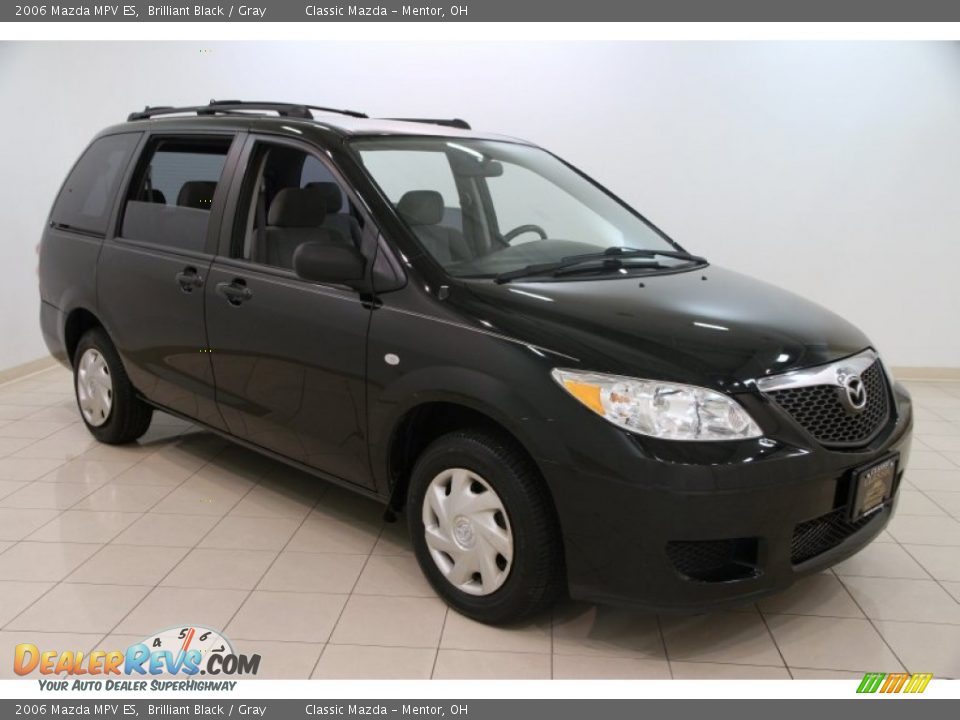 2006 Mazda MPV ES Brilliant Black / Gray Photo #1