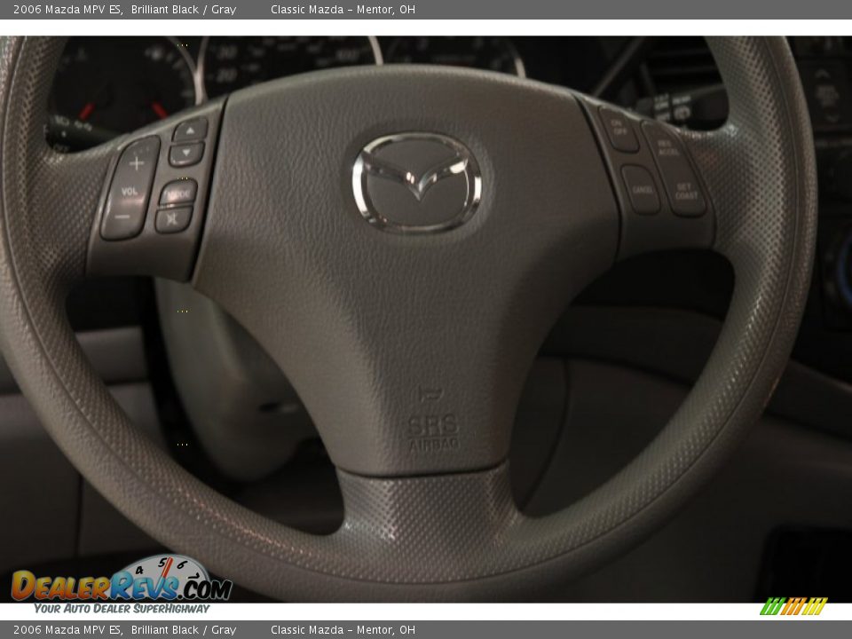 2006 Mazda MPV ES Brilliant Black / Gray Photo #6