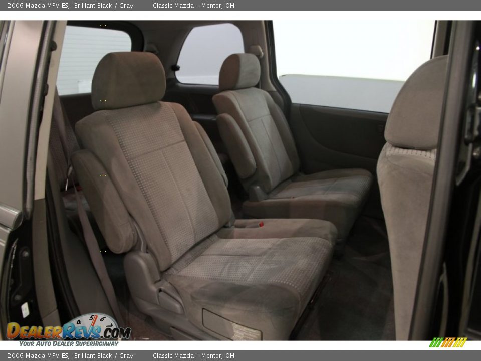 2006 Mazda MPV ES Brilliant Black / Gray Photo #13