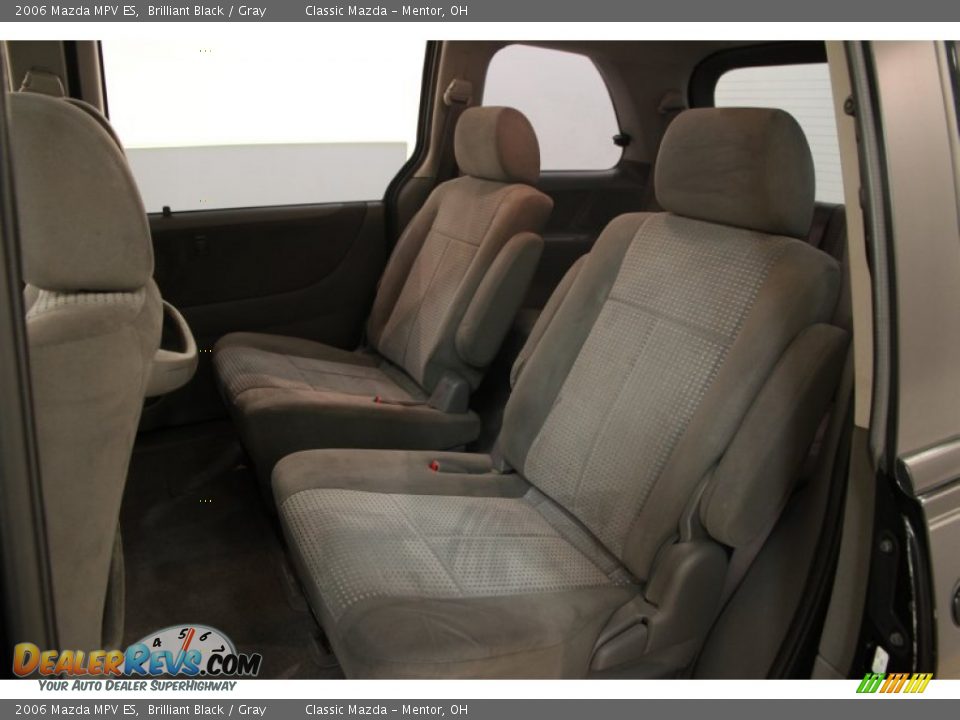 2006 Mazda MPV ES Brilliant Black / Gray Photo #14