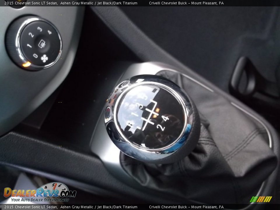 2015 Chevrolet Sonic LT Sedan Ashen Gray Metallic / Jet Black/Dark Titanium Photo #16