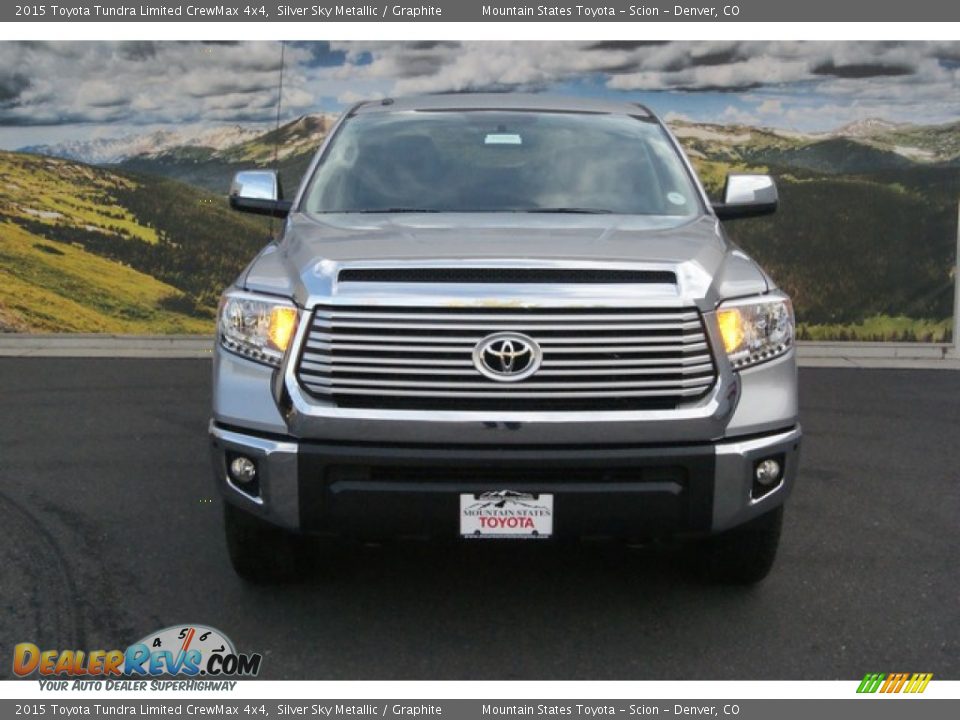 2015 Toyota Tundra Limited CrewMax 4x4 Silver Sky Metallic / Graphite Photo #2