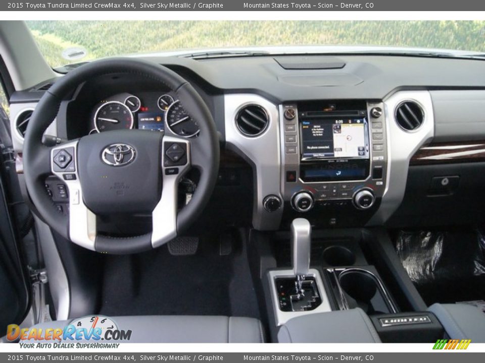2015 Toyota Tundra Limited CrewMax 4x4 Silver Sky Metallic / Graphite Photo #6