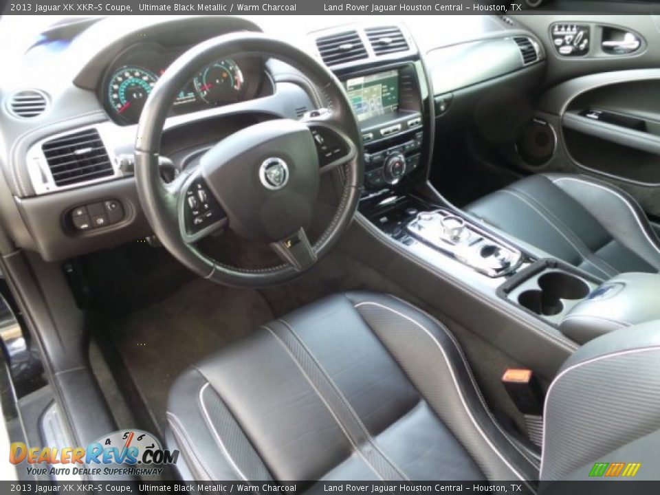 Warm Charcoal Interior - 2013 Jaguar XK XKR-S Coupe Photo #32