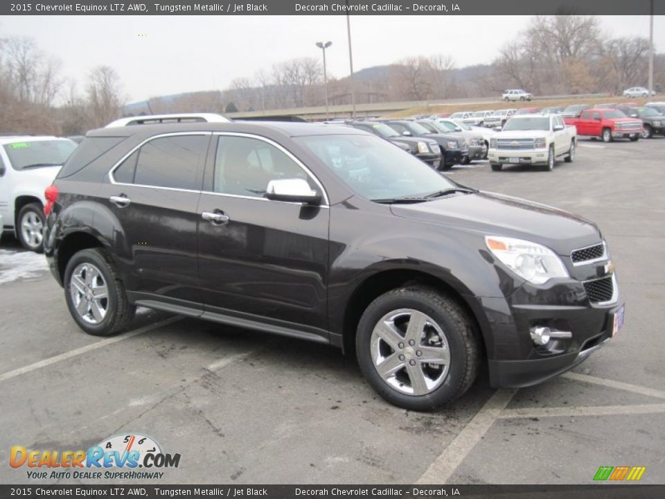 2015 Chevrolet Equinox LTZ AWD Tungsten Metallic / Jet Black Photo #3