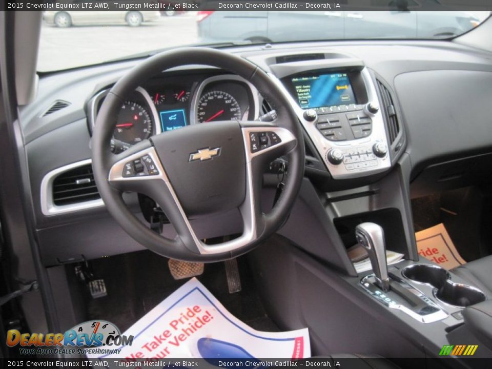 2015 Chevrolet Equinox LTZ AWD Tungsten Metallic / Jet Black Photo #9