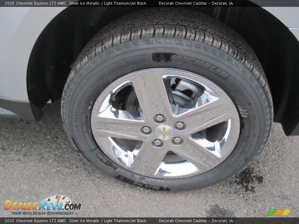2015 Chevrolet Equinox LTZ AWD Silver Ice Metallic / Light Titanium/Jet Black Photo #5