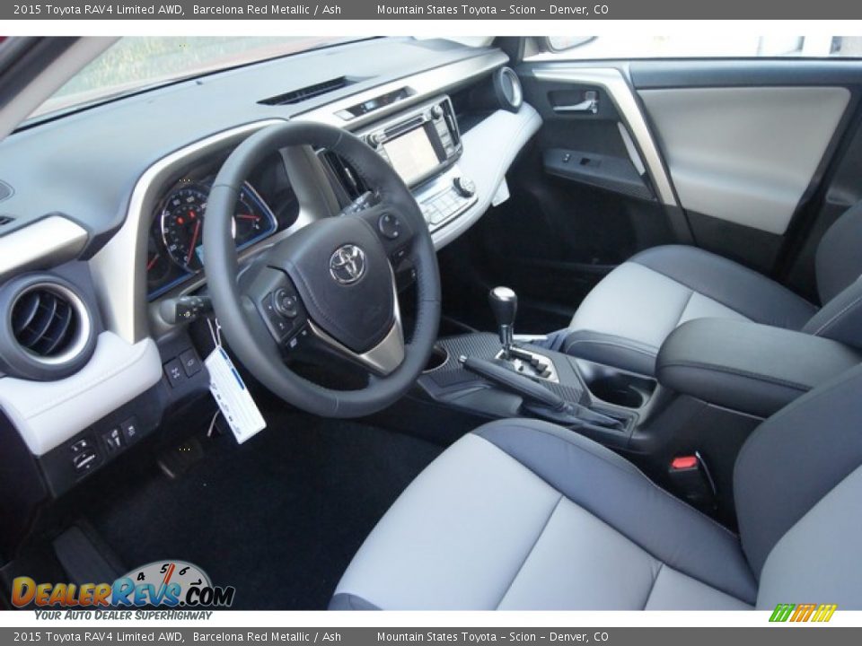 Ash Interior - 2015 Toyota RAV4 Limited AWD Photo #5