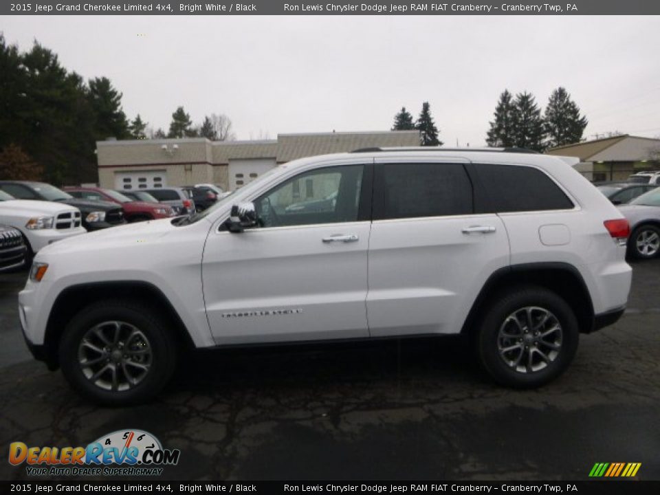2015 Jeep Grand Cherokee Limited 4x4 Bright White / Black Photo #2