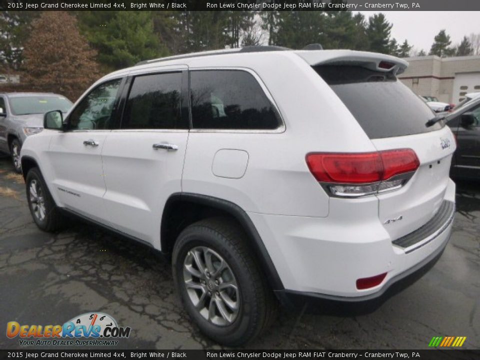 2015 Jeep Grand Cherokee Limited 4x4 Bright White / Black Photo #3