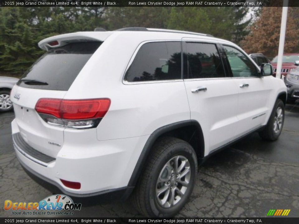 2015 Jeep Grand Cherokee Limited 4x4 Bright White / Black Photo #5