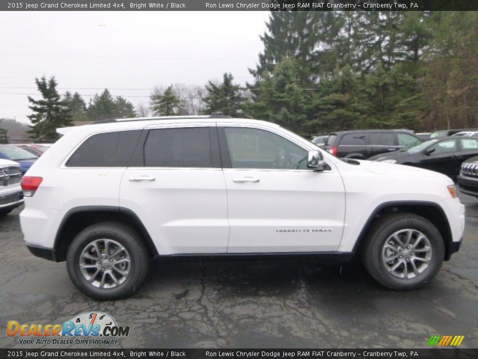 2015 Jeep Grand Cherokee Limited 4x4 Bright White / Black Photo #6