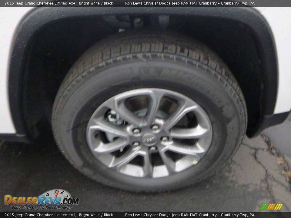 2015 Jeep Grand Cherokee Limited 4x4 Bright White / Black Photo #9
