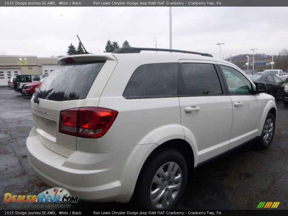 2015 Dodge Journey SE AWD White / Black Photo #5