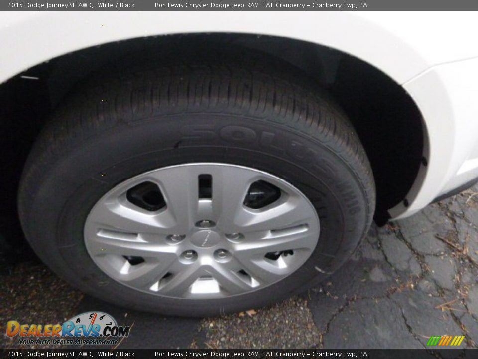2015 Dodge Journey SE AWD White / Black Photo #9