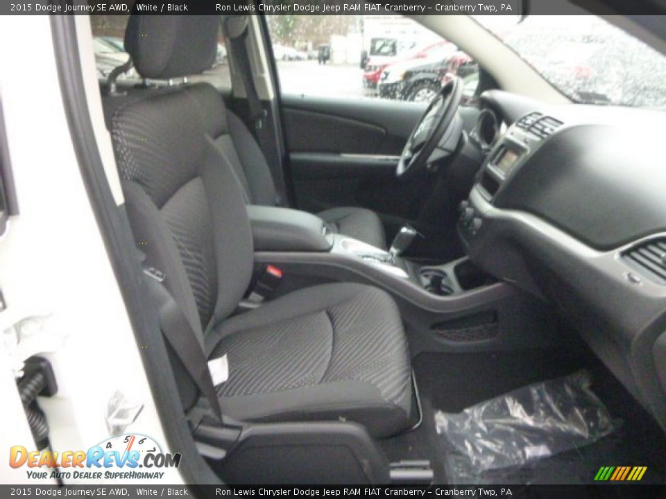 2015 Dodge Journey SE AWD White / Black Photo #10