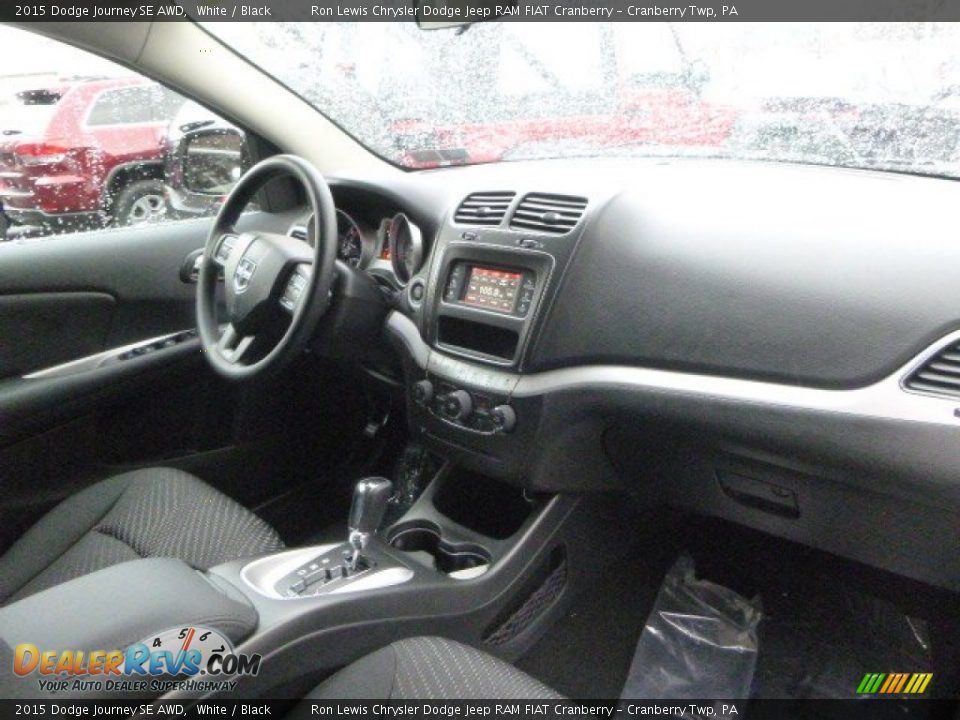 2015 Dodge Journey SE AWD White / Black Photo #11