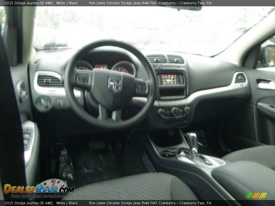2015 Dodge Journey SE AWD White / Black Photo #14