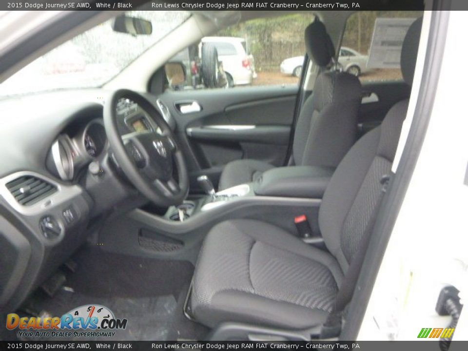 2015 Dodge Journey SE AWD White / Black Photo #16