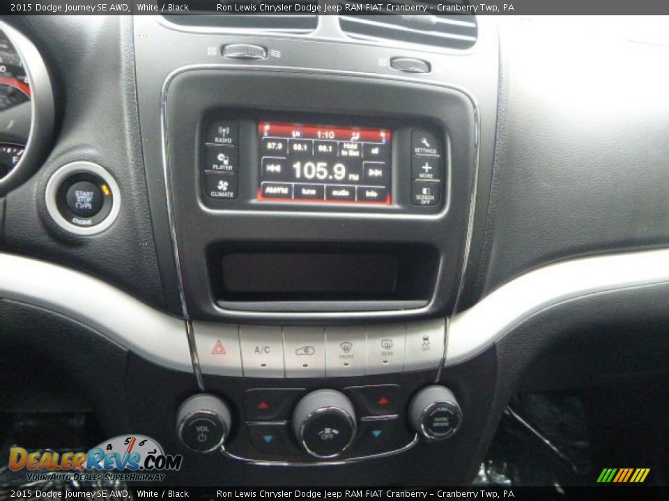 2015 Dodge Journey SE AWD White / Black Photo #18