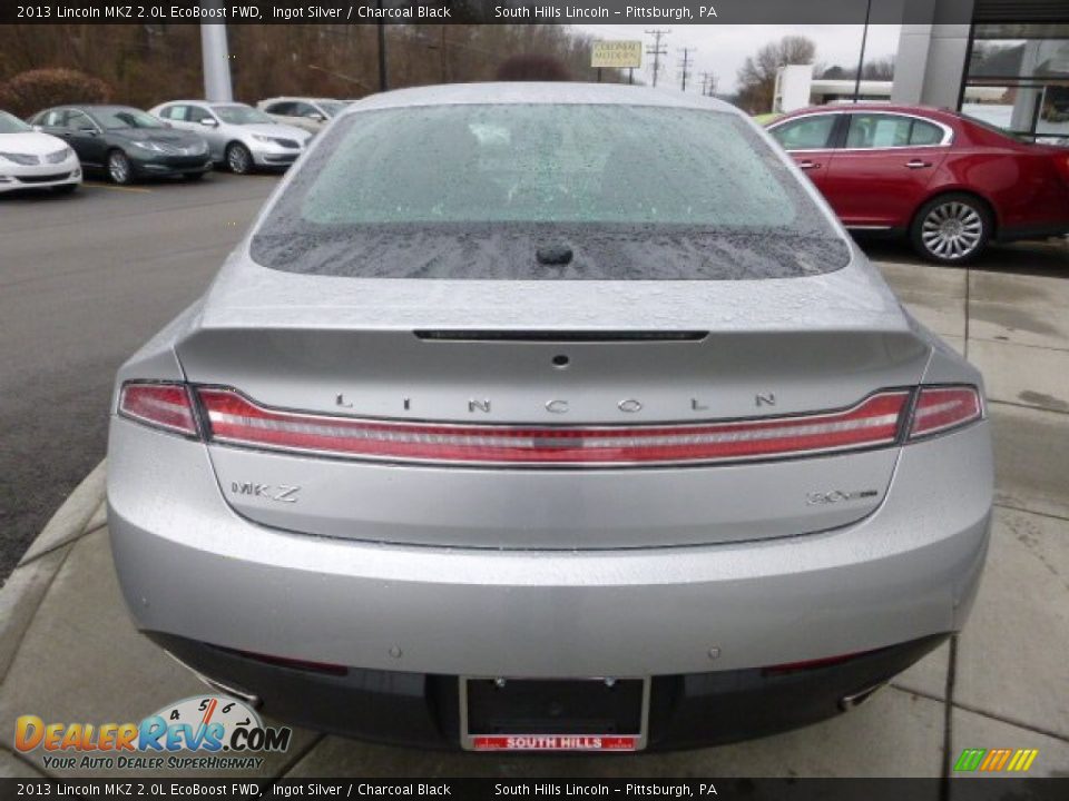 2013 Lincoln MKZ 2.0L EcoBoost FWD Ingot Silver / Charcoal Black Photo #4