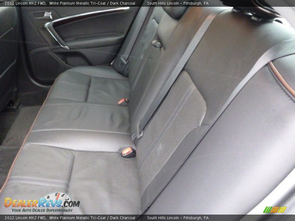 2012 Lincoln MKZ FWD White Platinum Metallic Tri-Coat / Dark Charcoal Photo #16
