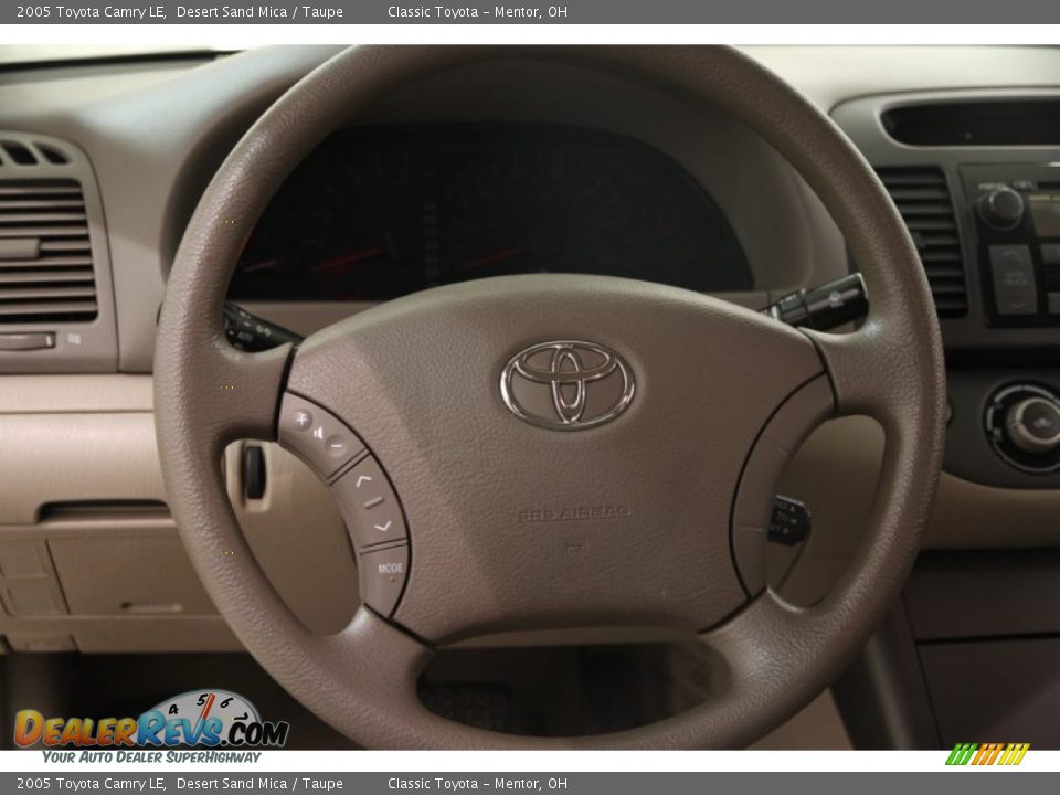 2005 Toyota Camry LE Desert Sand Mica / Taupe Photo #6