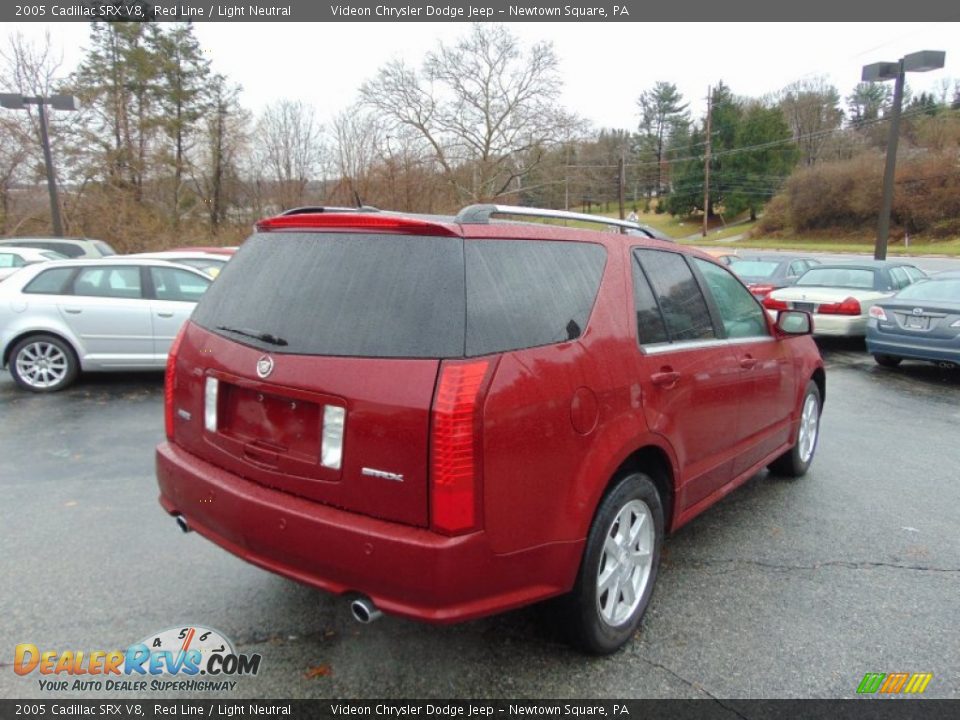2005 Cadillac SRX V8 Red Line / Light Neutral Photo #3