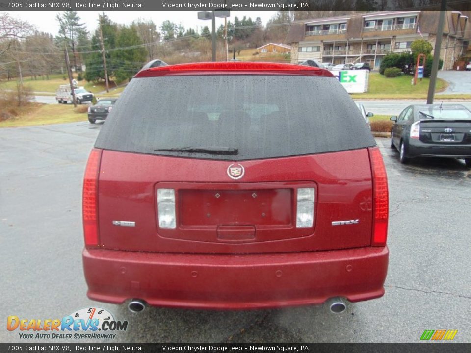 2005 Cadillac SRX V8 Red Line / Light Neutral Photo #4